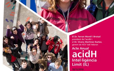 Conferència “Educació per a tothom al llarg de tota la vida”, a l’Acte Anual de l’acidH