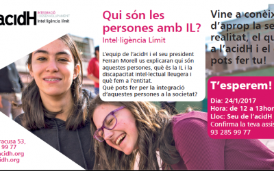 PRESENTACIÓ A LA CIUTADANIA DE L’ACIDH I L’ INTEL·LIGÈNCIA LÍMIT (IL)