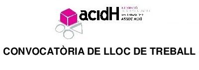 CONVOCATÒRIA DE LLOC DE TREBALL