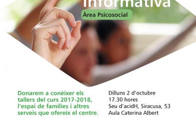 Reunió Informativa Tallers Espai Famílies