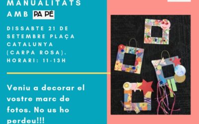 Taller de manualitats del SOI d’acidH a les Festes de la Mercè
