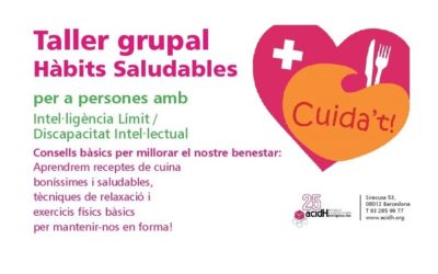 Taller d’habits saludables: Cuida’t