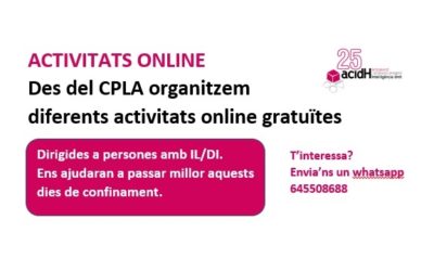 ACTIVITATS ONLINE