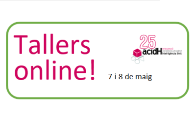 Tallers online dies 07 i 08 de maig per passar millor el confinament