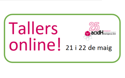 Tallers online dies 21 i 22 de maig per passar millor el confinament
