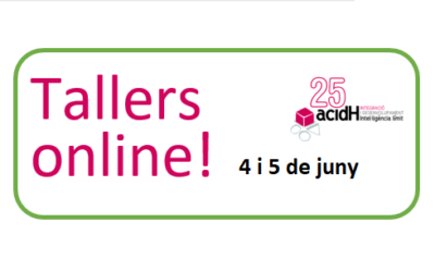 Tallers online dies 4 i 5 de juny per passar millor el confinament