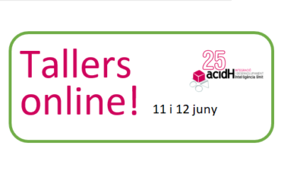 Tallers online dies 11 i 12 de juny per passar millor el confinament