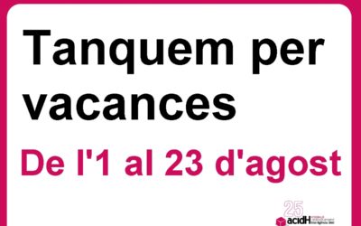 Tanquem per vacances
